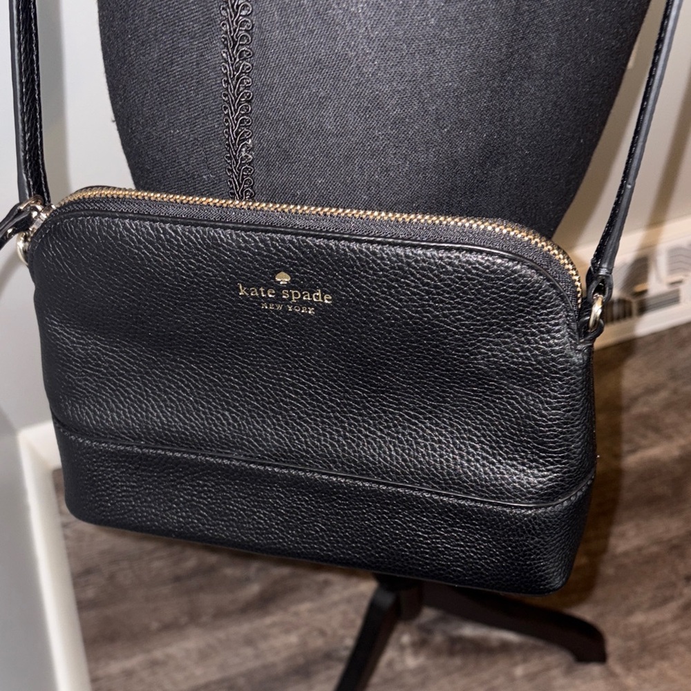 Kate Spade Black Leather Shoulder Bag